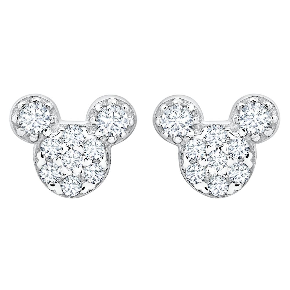 Disney Mickey Mouse Icon Stud Earrings For Kids By CRISLU