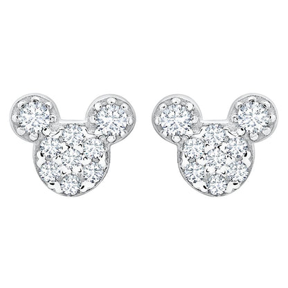 Disney Mickey Mouse Icon Stud Earrings For Kids By CRISLU