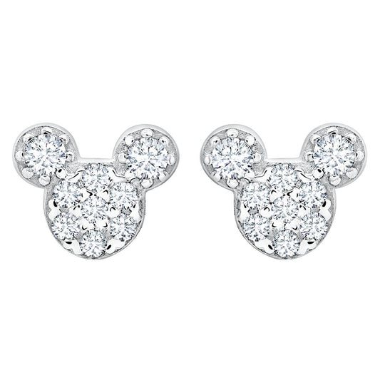Disney Mickey Mouse Icon Stud Earrings For Kids By CRISLU