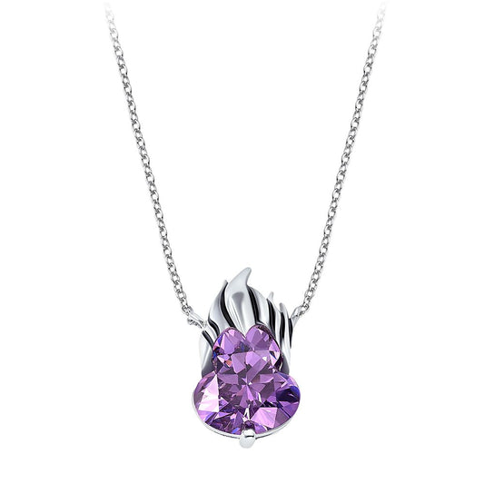 Disney Ursula Necklace By CRISLU – The Little Mermaid