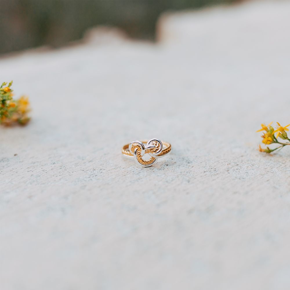 Disney Mickey Mouse Icon Rope Ring By Rebecca Hook
