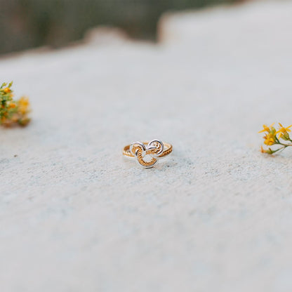 Disney Mickey Mouse Icon Rope Ring By Rebecca Hook
