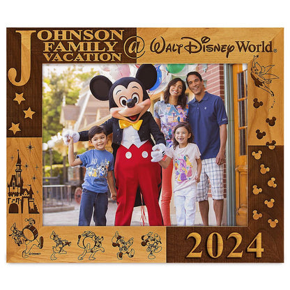  Walt Disney World 2024 Photo Frame By Arribas – 8'' X 10'' – Personalized