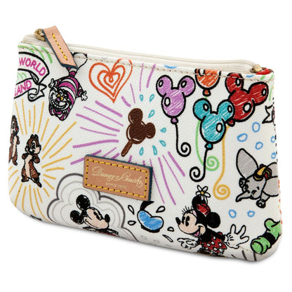  Disney Sketch Cosmetic Case By Dooney & Bourke