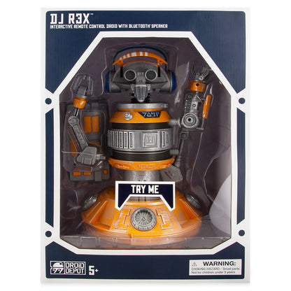 Disney DJ R3X Interactive Remote Control Droid With Bluetooth Speaker – Star Wars: Galaxy's Edge