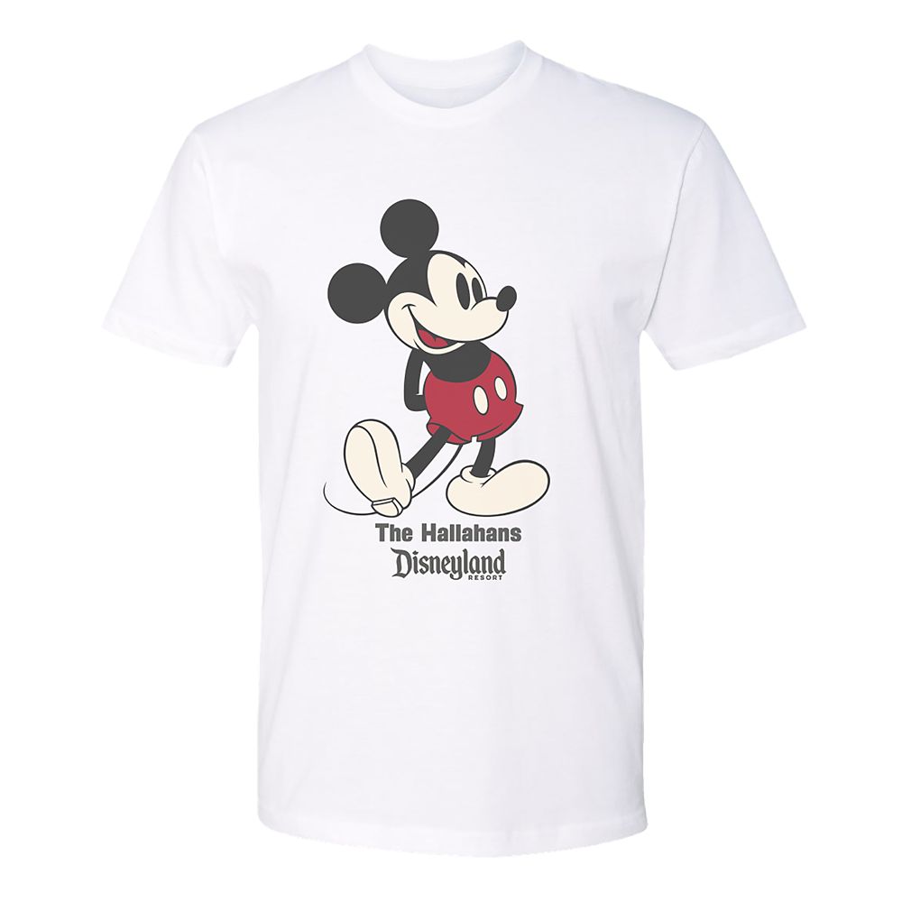  Adults' Disneyland Standing Mickey Mouse T-Shirt – Customized