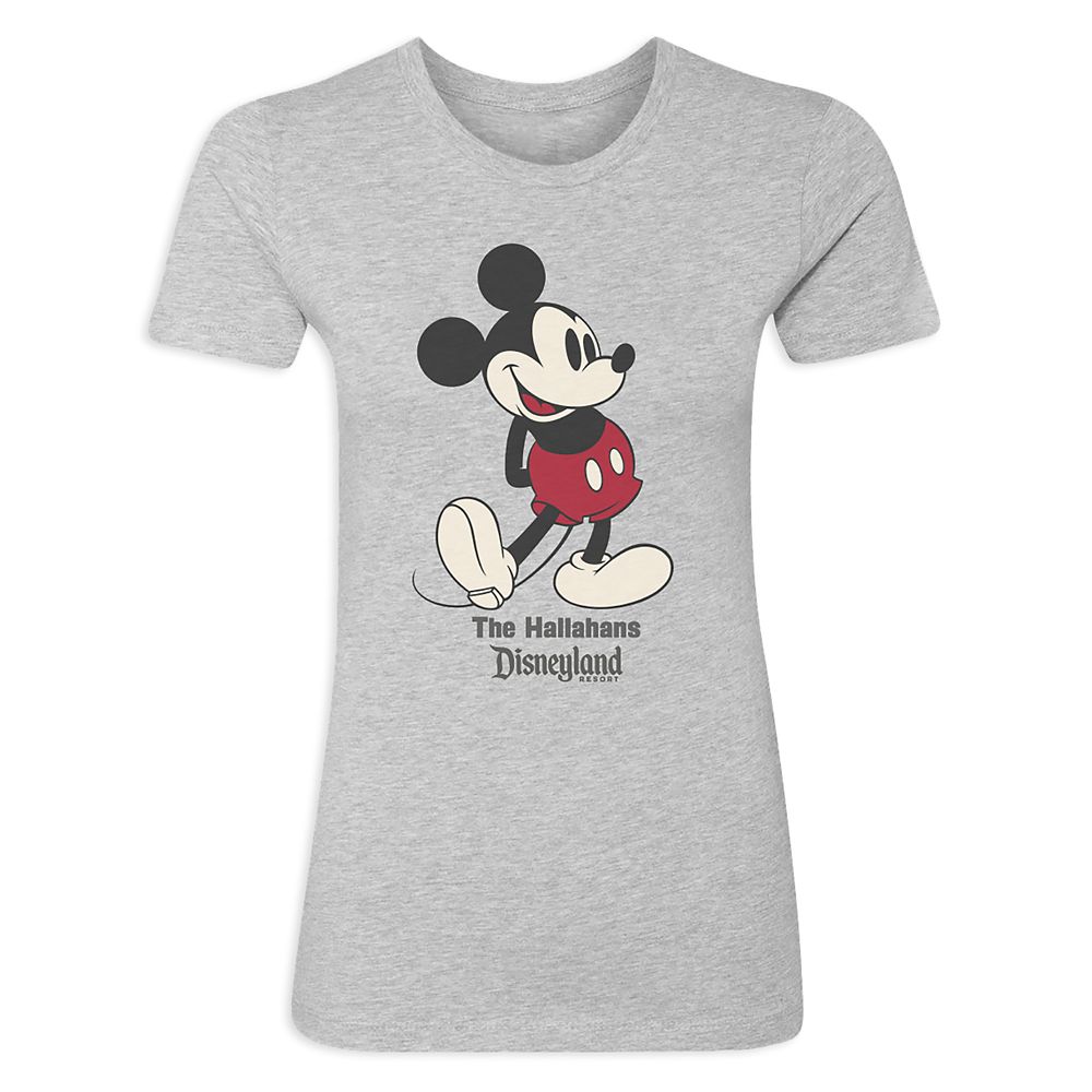  Women's Disneyland Standing Mickey Mouse T-Shirt – Customized