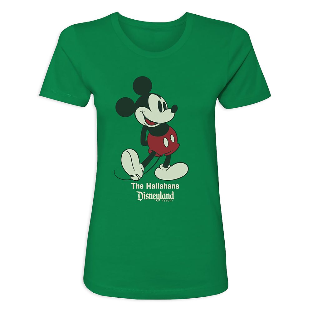  Women's Disneyland Standing Mickey Mouse T-Shirt – Customized