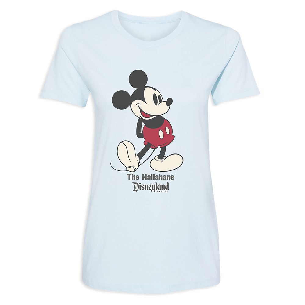 Women's Disneyland Standing Mickey Mouse T-Shirt – Customized