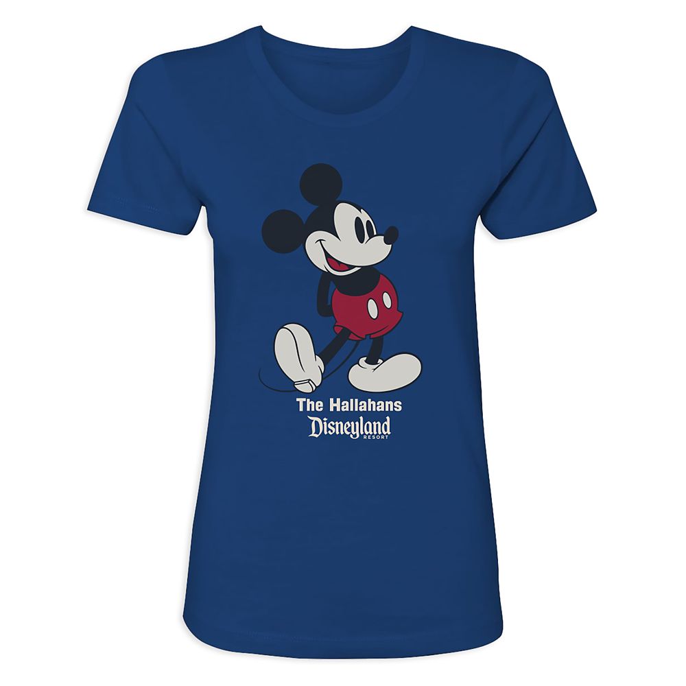  Women's Disneyland Standing Mickey Mouse T-Shirt – Customized