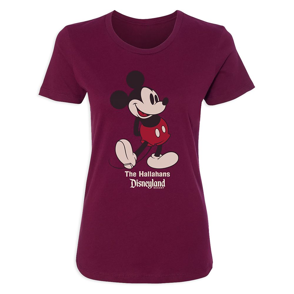 Women's Disneyland Standing Mickey Mouse T-Shirt – Customized