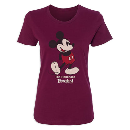  Women's Disneyland Standing Mickey Mouse T-Shirt – Customized