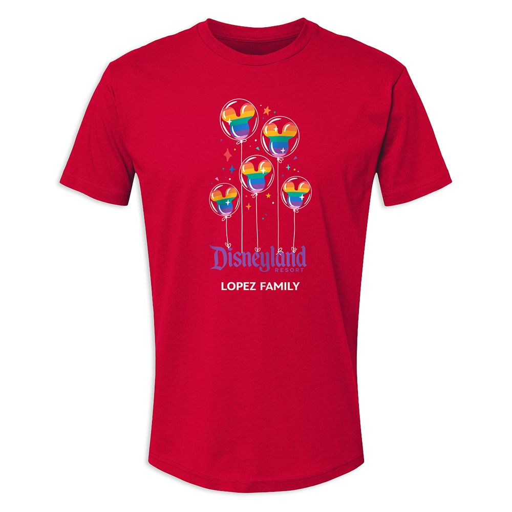  Adults' Disneyland Mickey Mouse Balloon T-Shirt – Customized