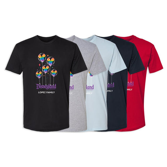  Adults' Disneyland Mickey Mouse Balloon T-Shirt – Customized