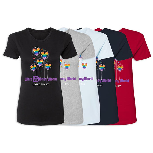  Women's Walt Disney World Mickey Mouse Balloon T-Shirt – Customized