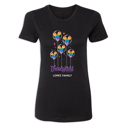  Women's Disneyland Mickey Mouse Balloon T-Shirt – Customized