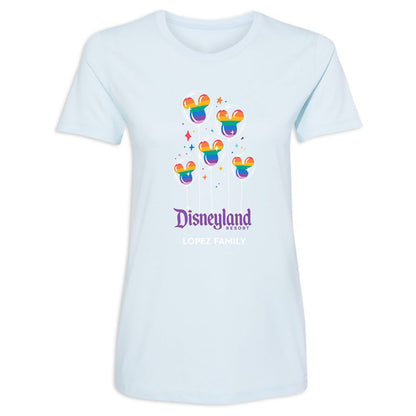  Women's Disneyland Mickey Mouse Balloon T-Shirt – Customized