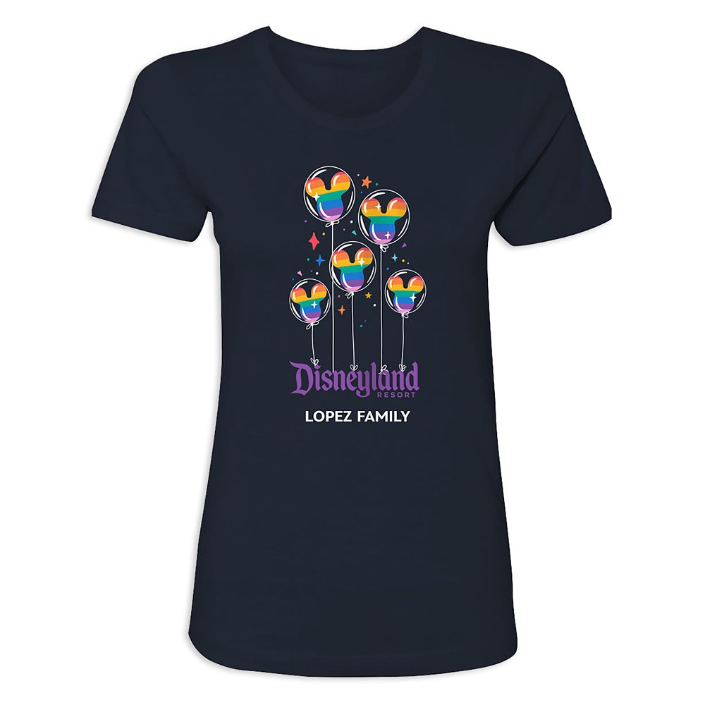  Women's Disneyland Mickey Mouse Balloon T-Shirt – Customized