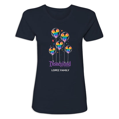  Women's Disneyland Mickey Mouse Balloon T-Shirt – Customized