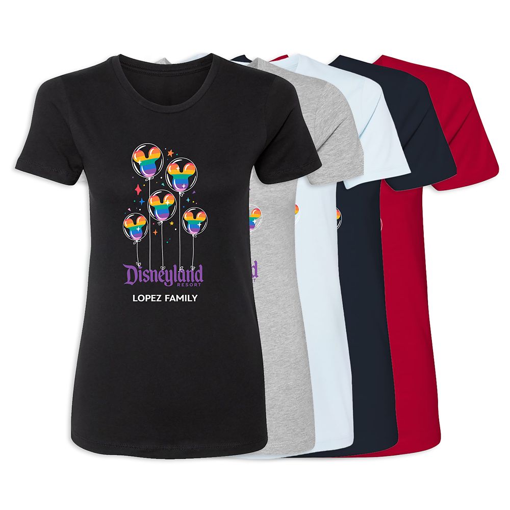  Women's Disneyland Mickey Mouse Balloon T-Shirt – Customized