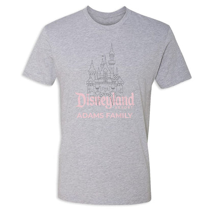  Adults' Sleeping Beauty Castle Disneyland T-Shirt – Customized