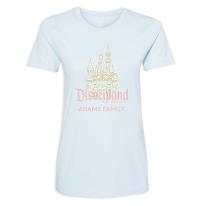  Women's Sleeping Beauty Castle Disneyland T-Shirt – Customized