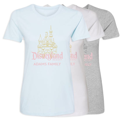  Women's Sleeping Beauty Castle Disneyland T-Shirt – Customized