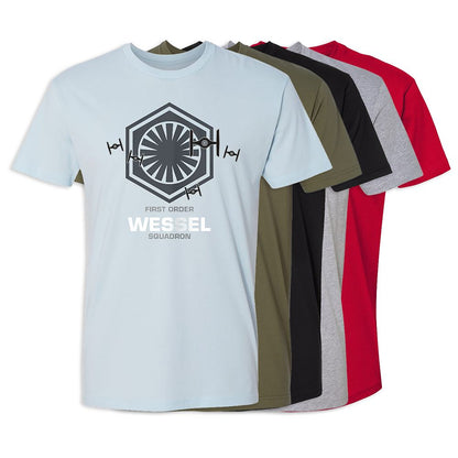 Disney Adults' Star Wars First Order Squadron T-Shirt – Customized