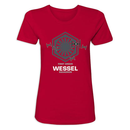 Disney Women's Star Wars First Order Squadron T-Shirt – Customized