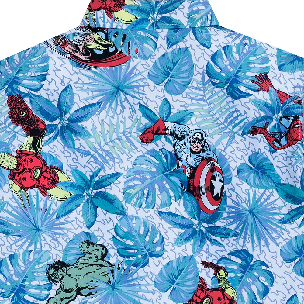 Disney The Avengers Woven Shirt For Adults