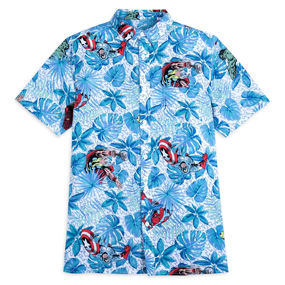 Disney The Avengers Woven Shirt For Adults