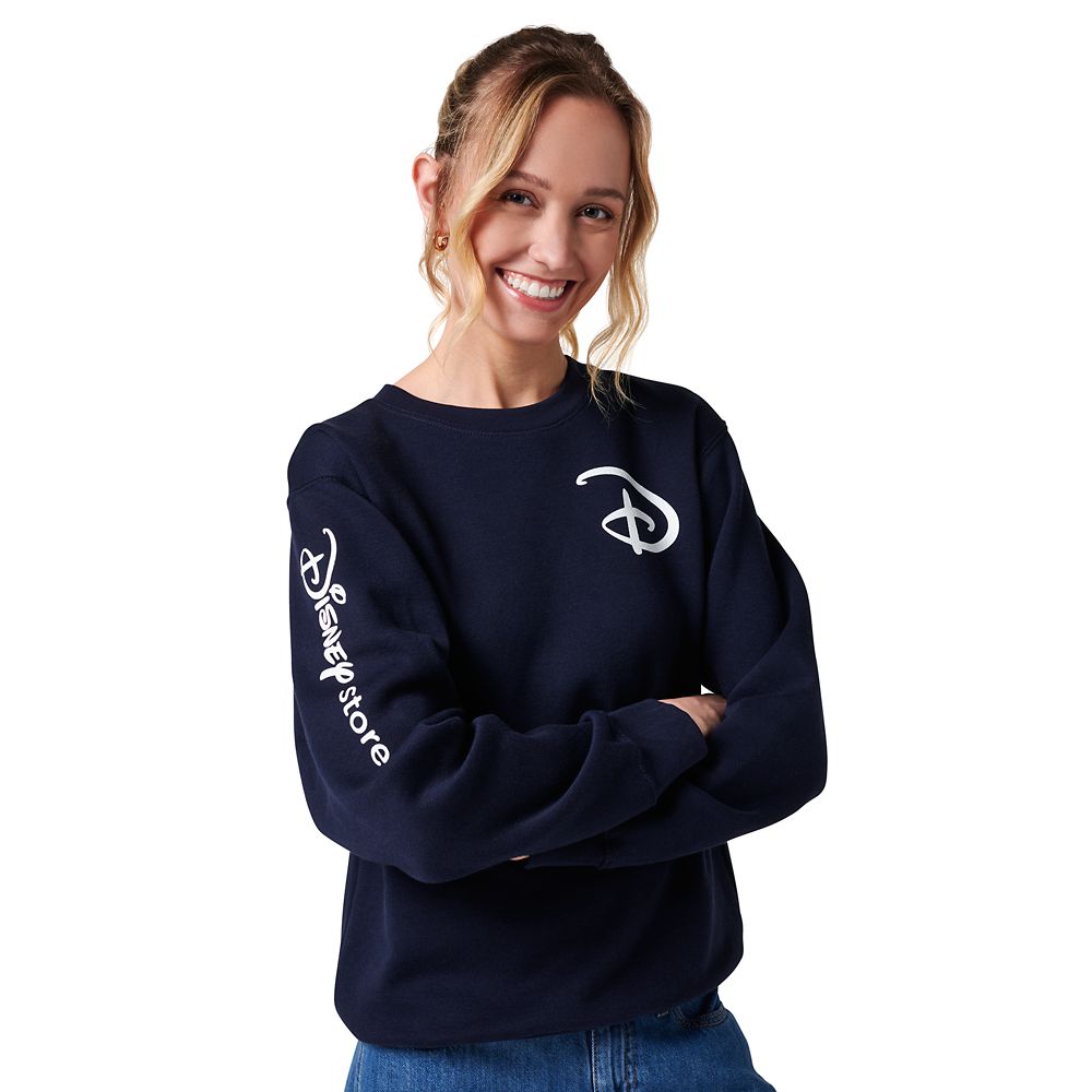  Disney Store Logo Pullover Sweatshirt For Adults