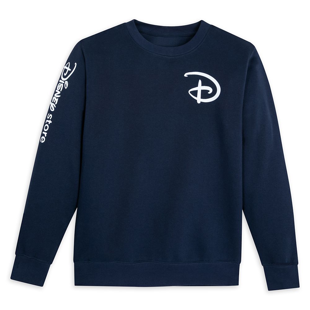  Disney Store Logo Pullover Sweatshirt For Adults