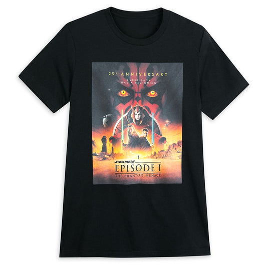 Disney Star Wars: Episode 1 – The Phantom Menace 25th Anniversary T-Shirt For Adults