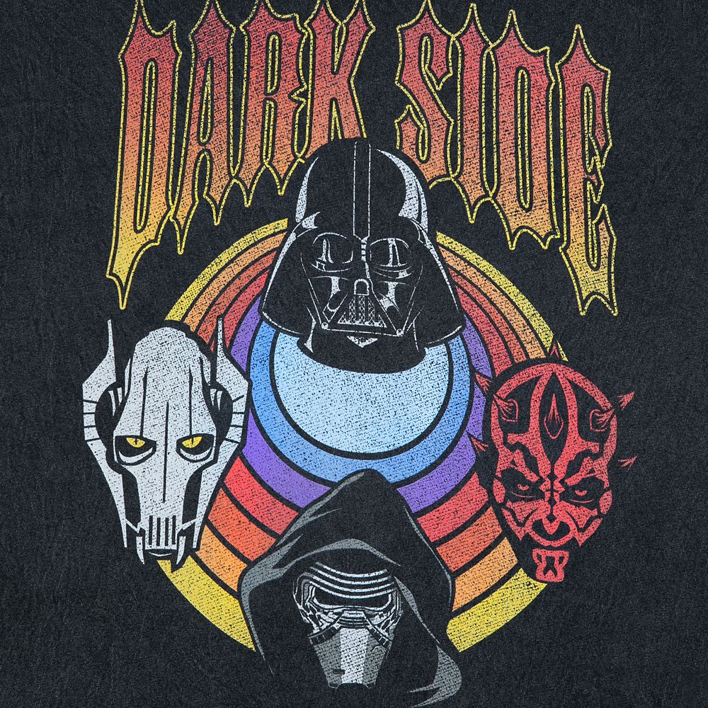 Disney Dark Side Mineral Wash T-Shirt For Adults – Star Wars