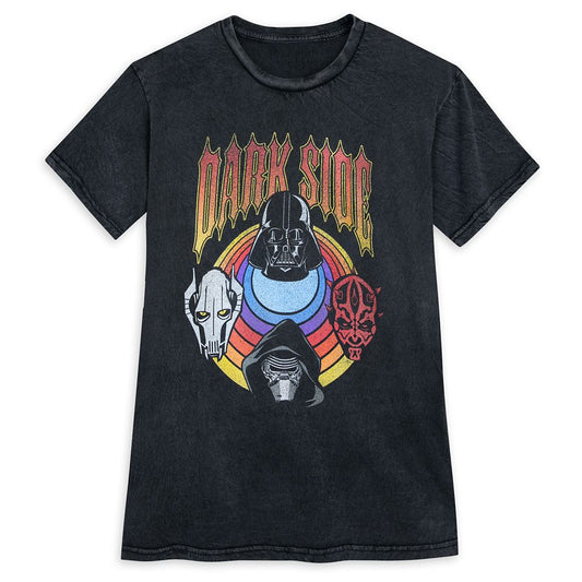 Disney Dark Side Mineral Wash T-Shirt For Adults – Star Wars